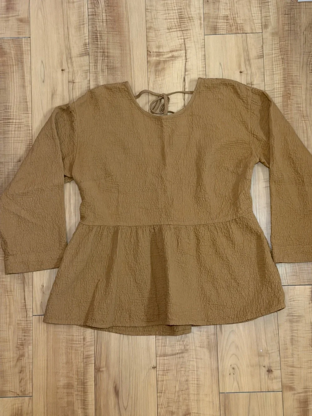 Madewell lightspun peplum